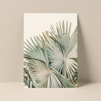 Blank Photography Note Card featuring Alicia Bock's Closer print lying flat on a white surface