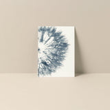 Blank Note Card - Cyan Dandelion featuring a Peony flower photograph by Alicia Bock