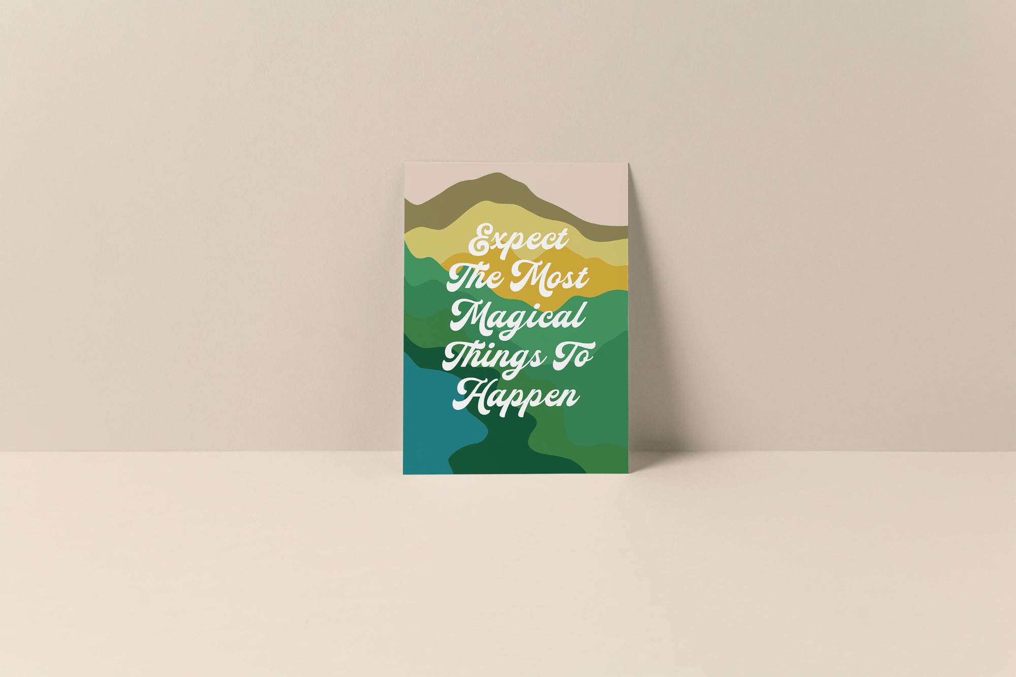 Expect Magical Things To Happen - Blank Note Card