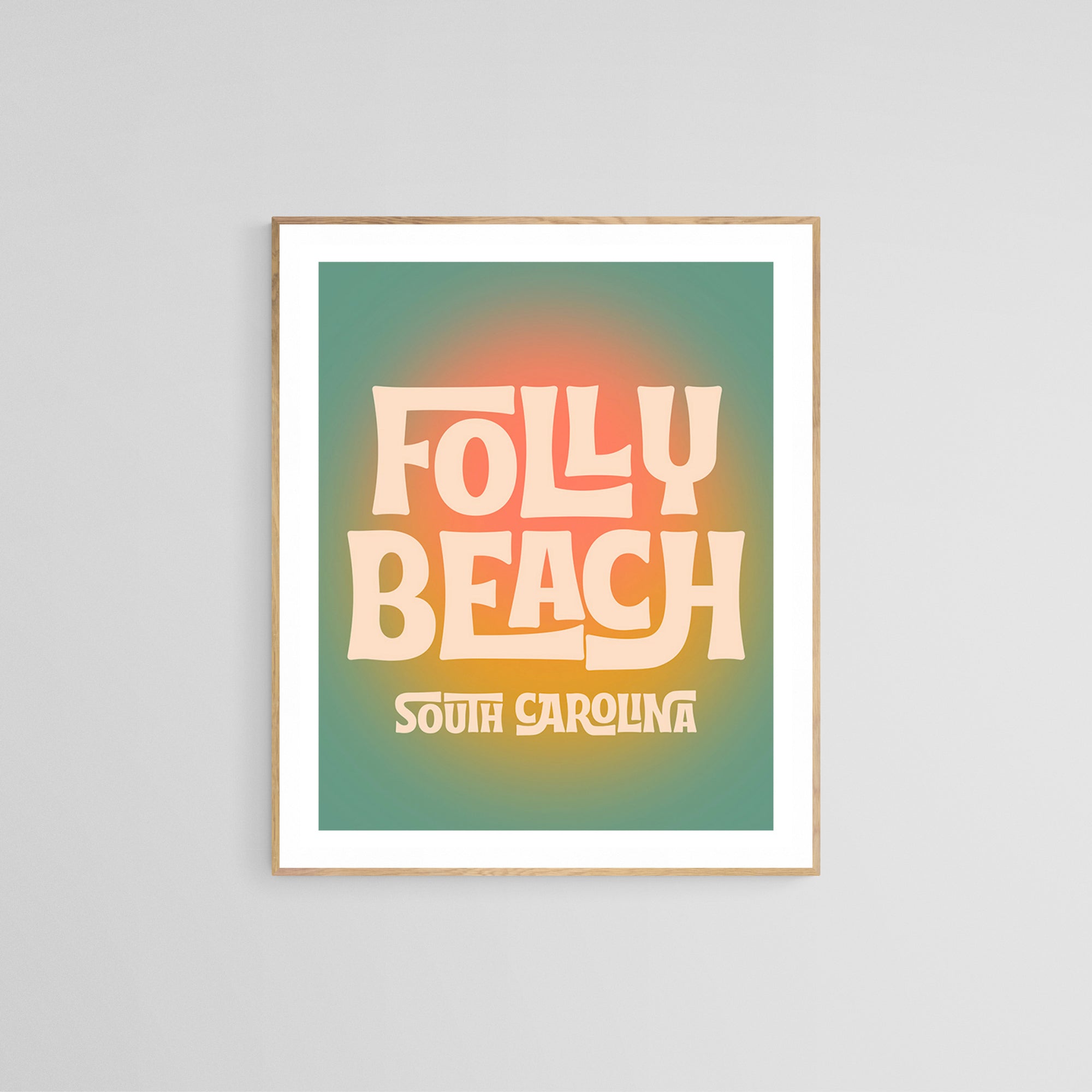 Destination: Folly Beach - Modern Art Print