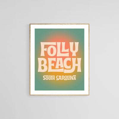 Destination: Folly Beach - Modern Art Print