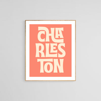 Destination: Charleston - Modern Art Print