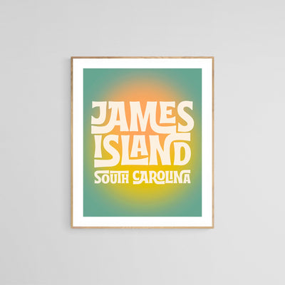 Destination: James Island - Modern Art Print