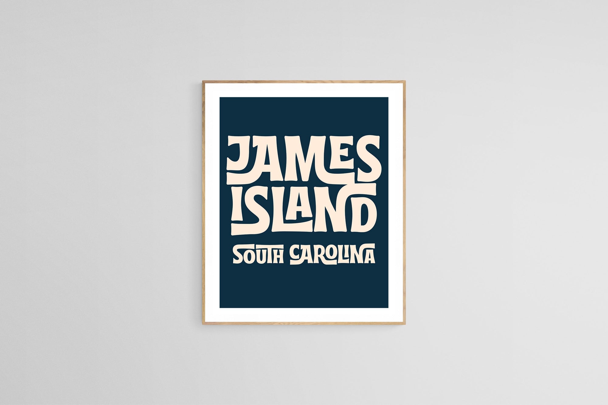 Destination: James Island - Modern Art Print