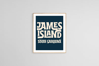 Destination: James Island - Modern Art Print