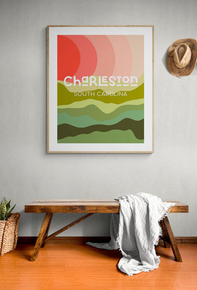 Destination: Charleston - Modern Art Print