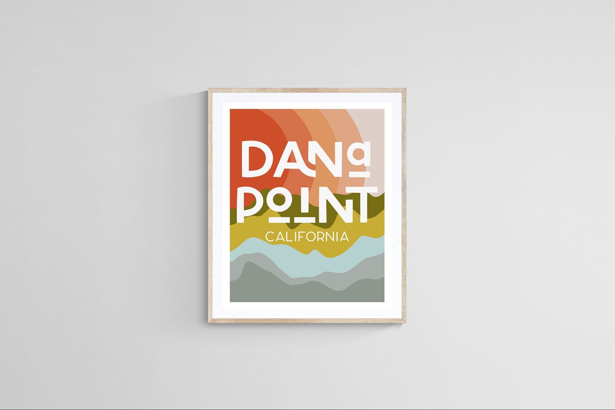 Destination: Dana Point, California - Modern Art Print