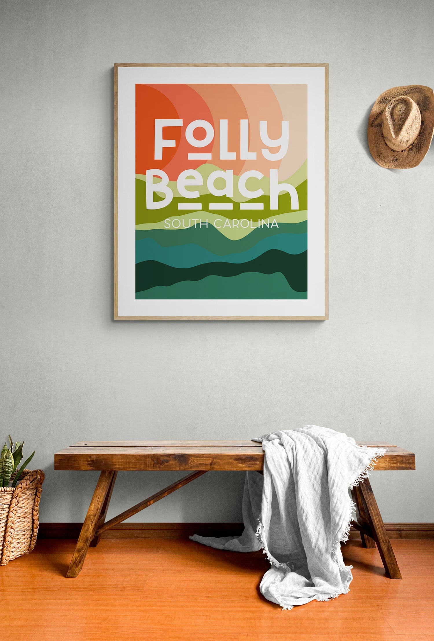 Destination: Folly Beach - Modern Art Print
