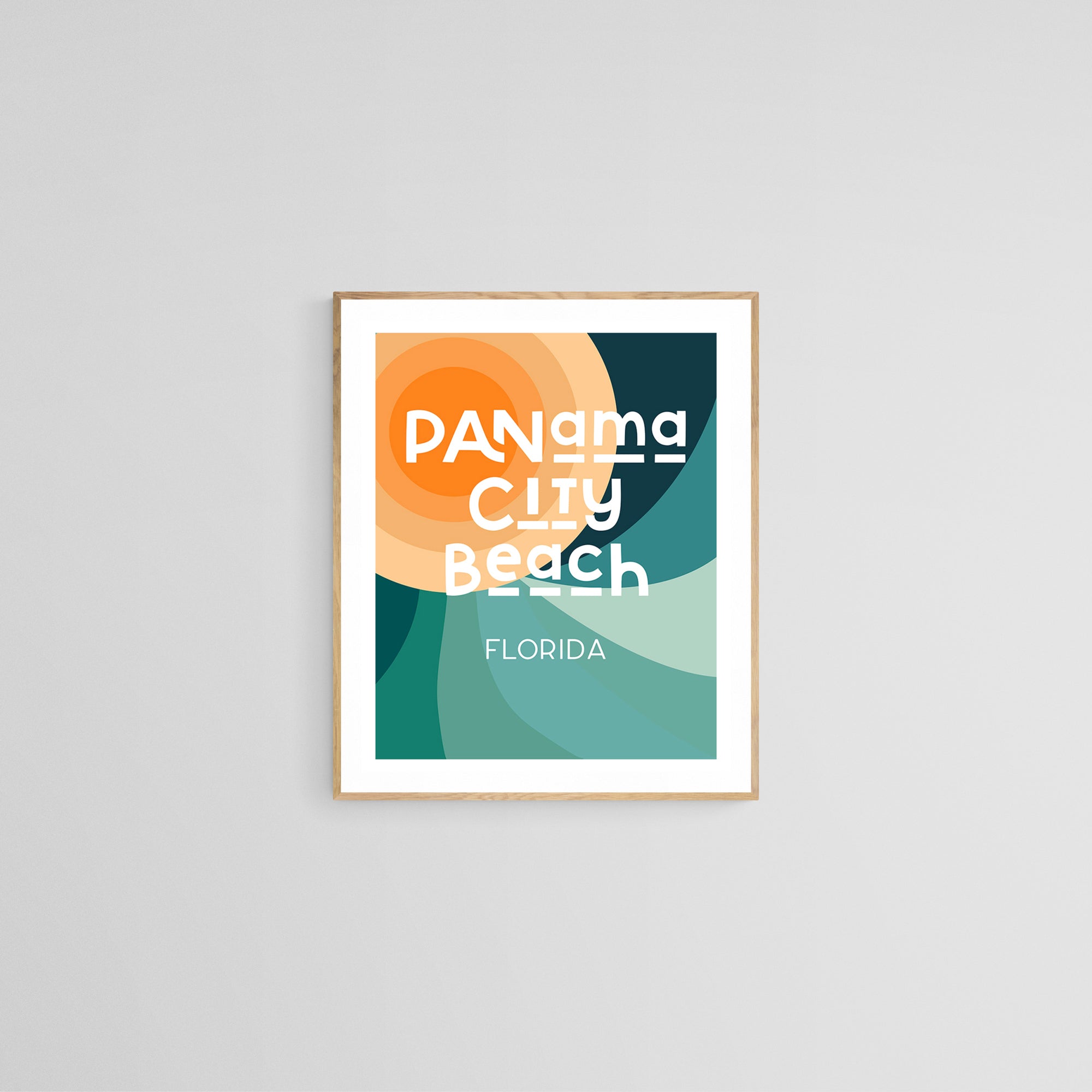 Destination: Panama City Beach, Florida - Modern Art Print