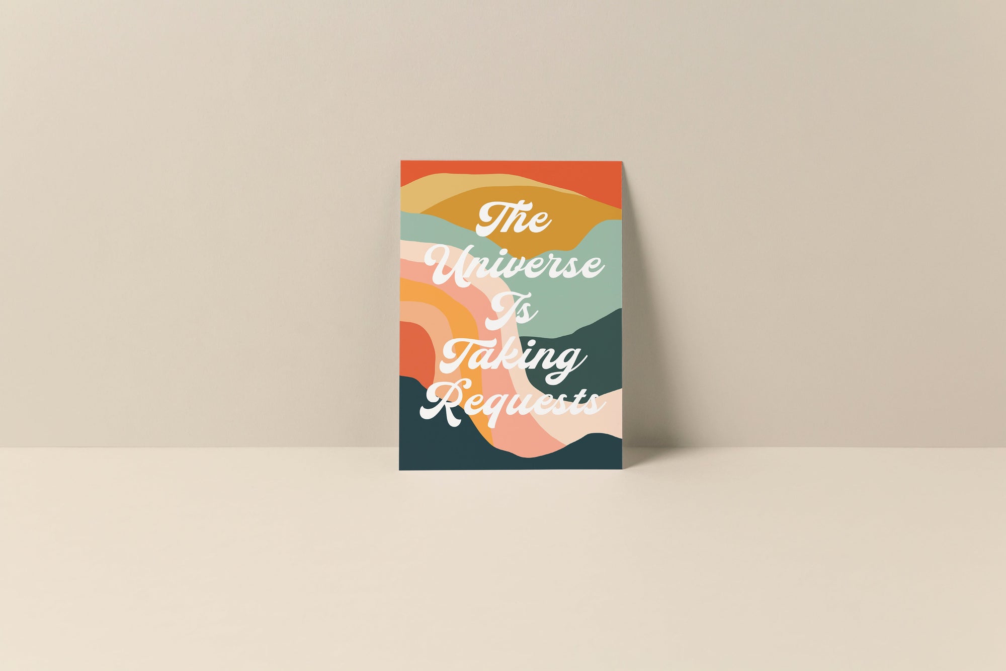 The Universe Is Taking Requests - Blank Note Card