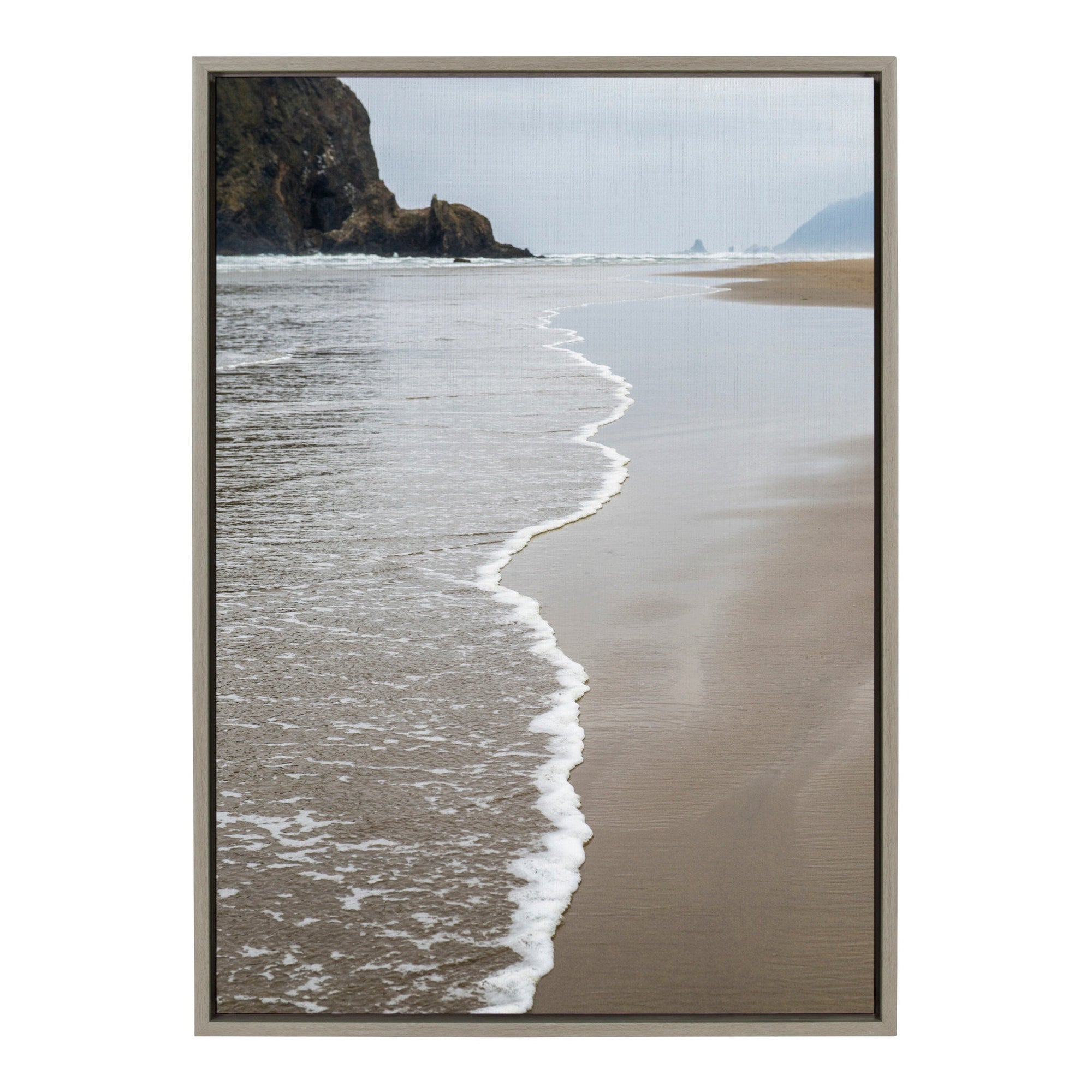 Sylvie Arrival Framed Canvas By Pete Olsen, Gray 23x33 by kateandlaurel - main product image for Resin Society