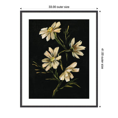 Framed Art Moody Floral 4 by Annie Quigley