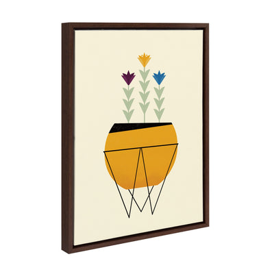 Sylvie Modern Planter Framed Canvas by kateandlaurel - product image 2 for Resin Society