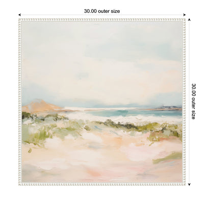 Tranquil Landscape III Square by Amy Lighthall Framed Canvas Wall Art Print