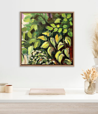 Sylvie Blank Framed Canvas 22x22
