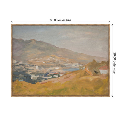Yalta The Cycle From the Travel to the Crimea 1904 Jan Ciaglinski by Nostalgia Prints Framed Canvas Wall Art Print