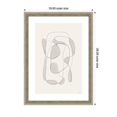 Minimalist Lines by Gabrielly Guedes Framed Wall Art Print