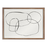 Blake 871 Modern Circles Framed Printed Glass by Teju Reval of by kateandlaurel - product image 18 for Resin Society