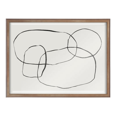 Blake 871 Modern Circles Framed Printed Glass by Teju Reval of by kateandlaurel - product image 18 for Resin Society