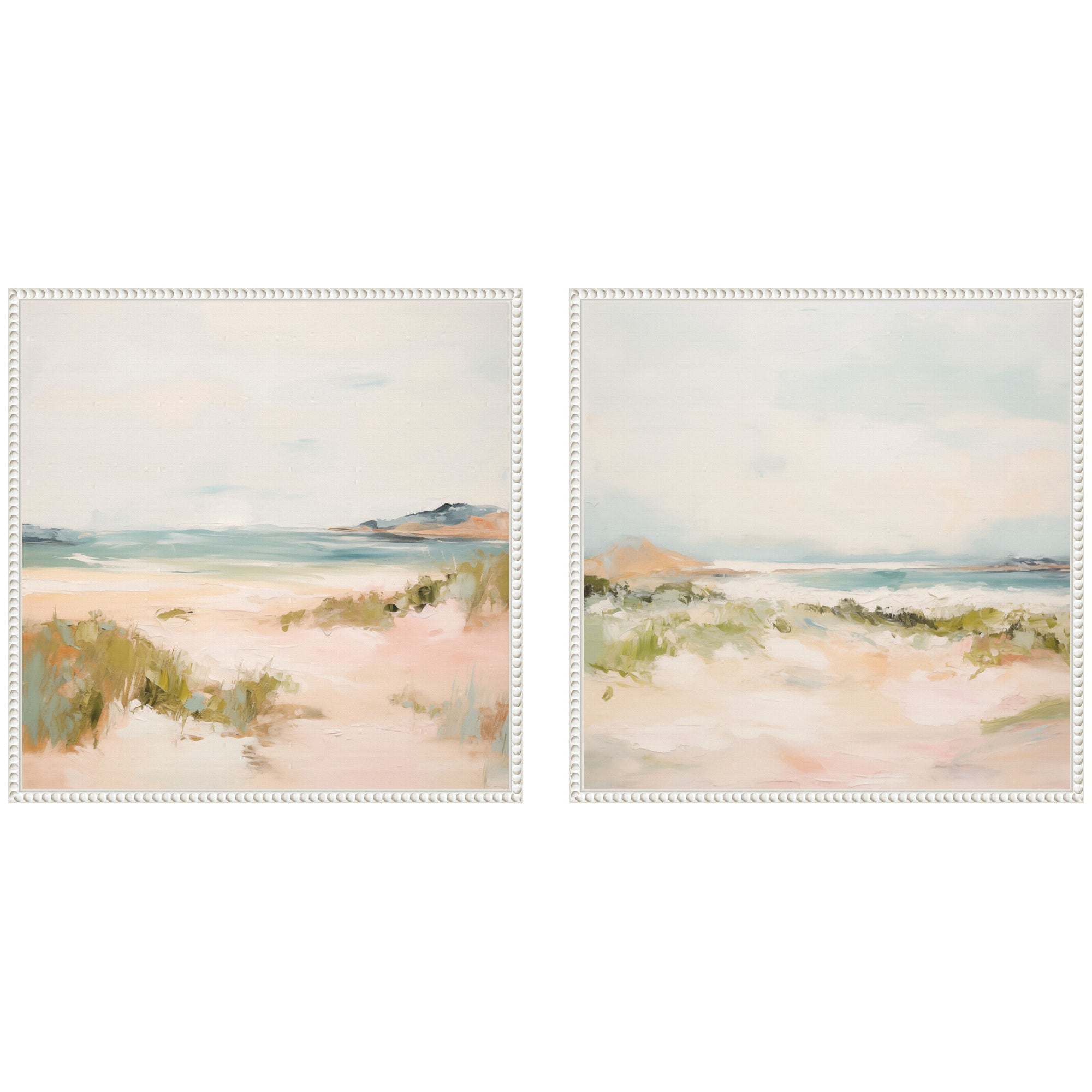 Tranquil Landscape Square 2 Piece Framed Canvas Wall Art Set by Amy Lighthall