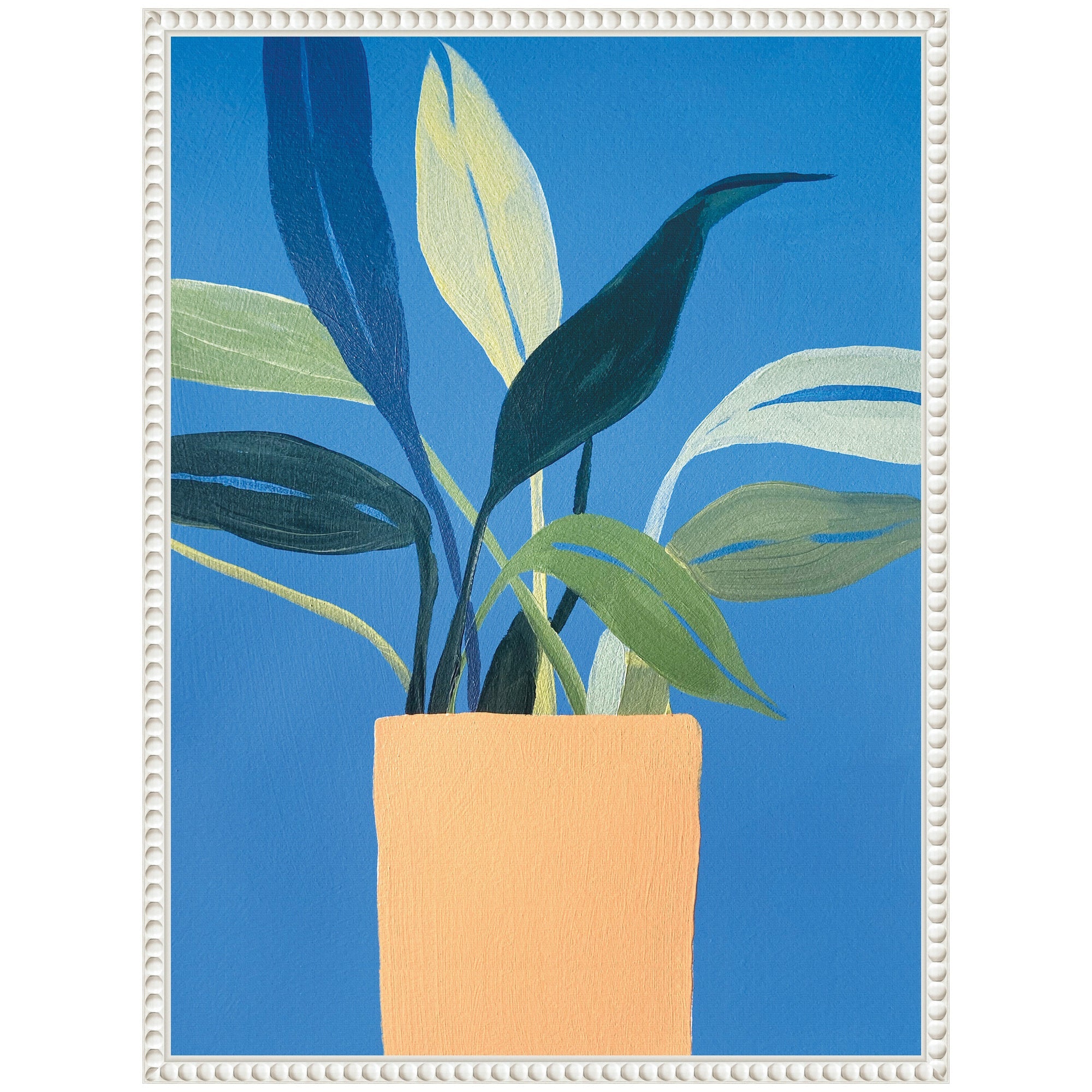 Sylvie House Plant Framed Canvas by Emma Daisy
