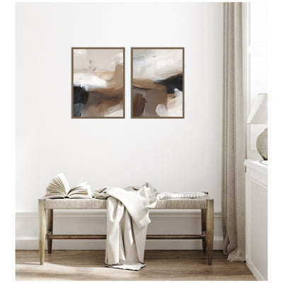 Layered Ground No.
1 & No.
2 2 Piece Framed Canvas Wall Art Set by Amy Lighthall