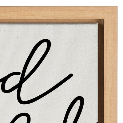 Sylvie Good Night Sleep Tight Framed Canvas by kateandlaurel - product image 3 for Resin Society