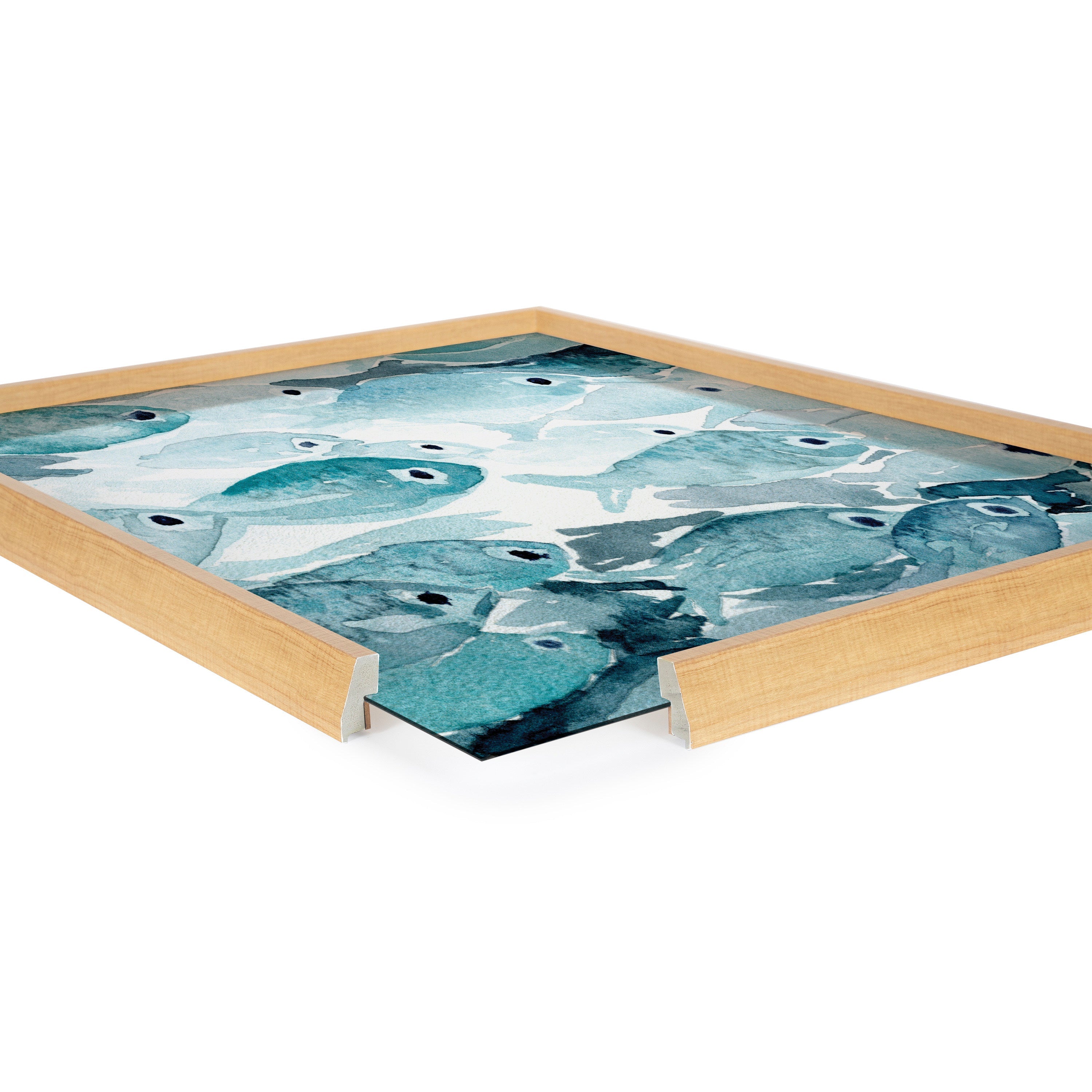 Blake Aholehole Framed Printed Glass by kateandlaurel - product image 18 for Resin Society