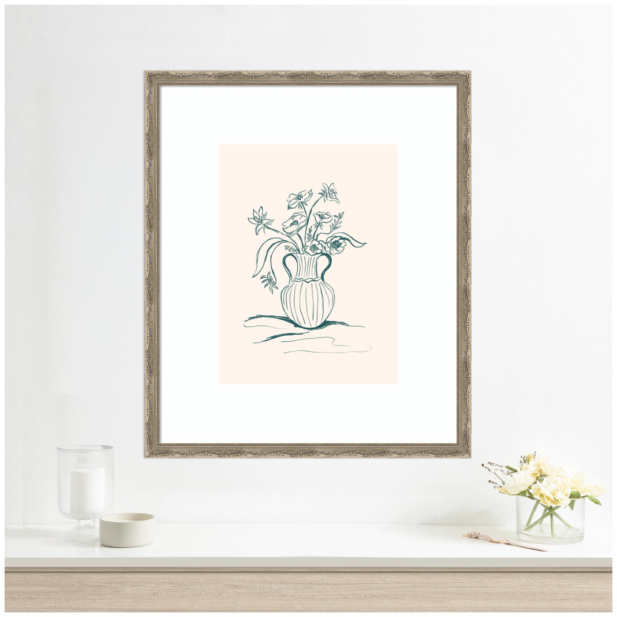 Framed Art Garden Floral by Kate Aurelia Holloway