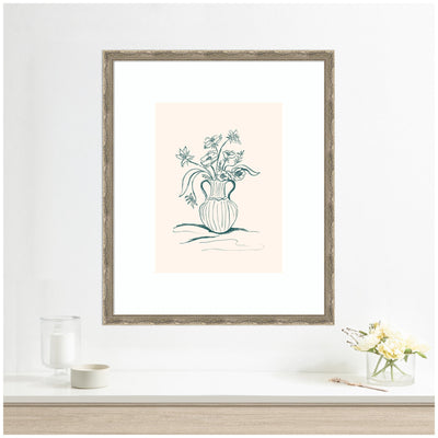 Framed Art Garden Floral by Kate Aurelia Holloway