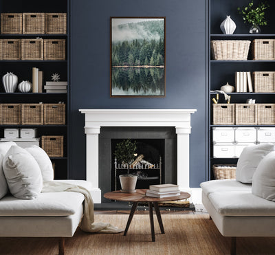 Sylvie Evergreen Reflections Framed Canvas by Emiko and Mark Franzen of F2Images