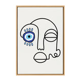Sylvie No Evil Allowed Framed Canvas by kateandlaurel - product image 10 for Resin Society