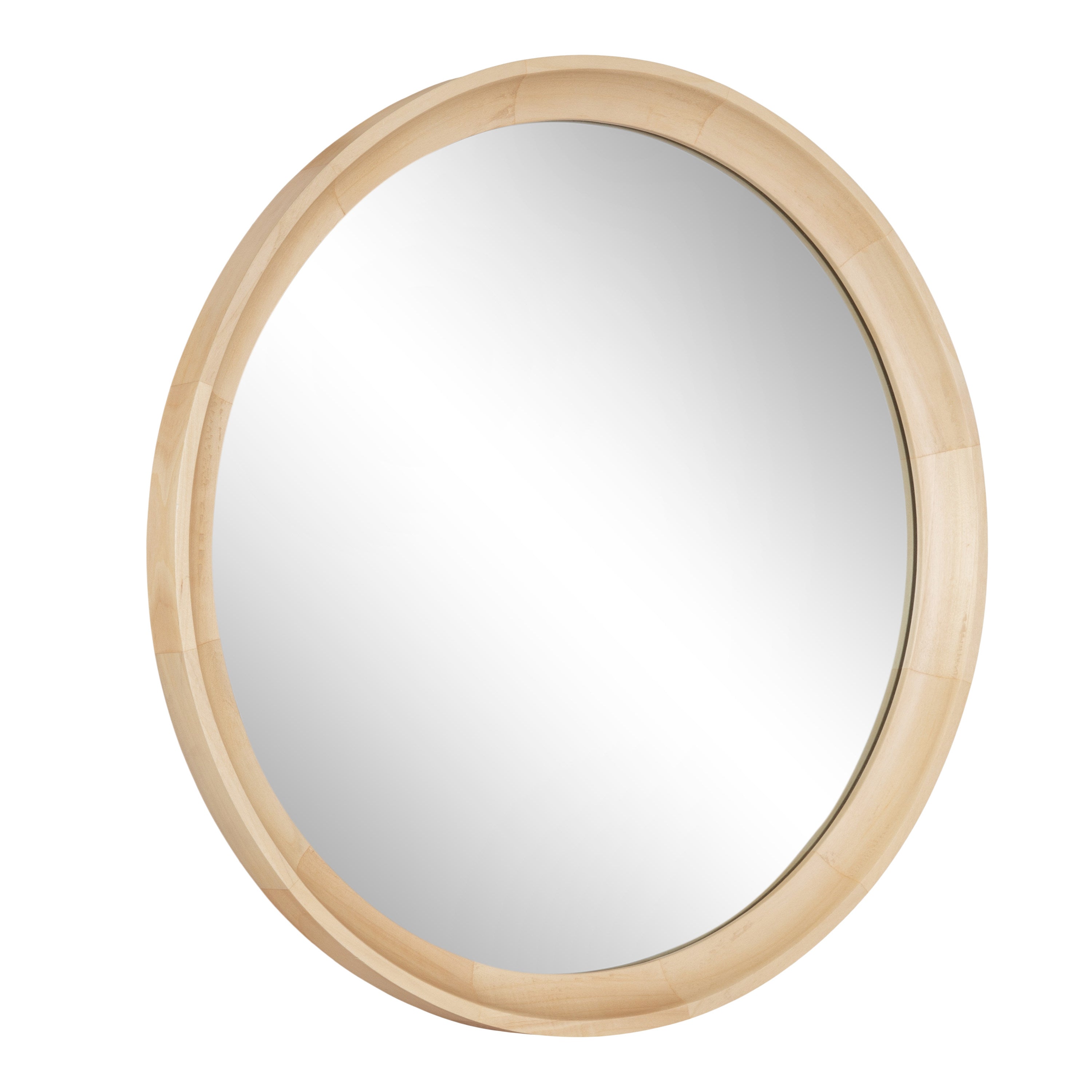 Hatherleigh Round Wood Wall Mirror