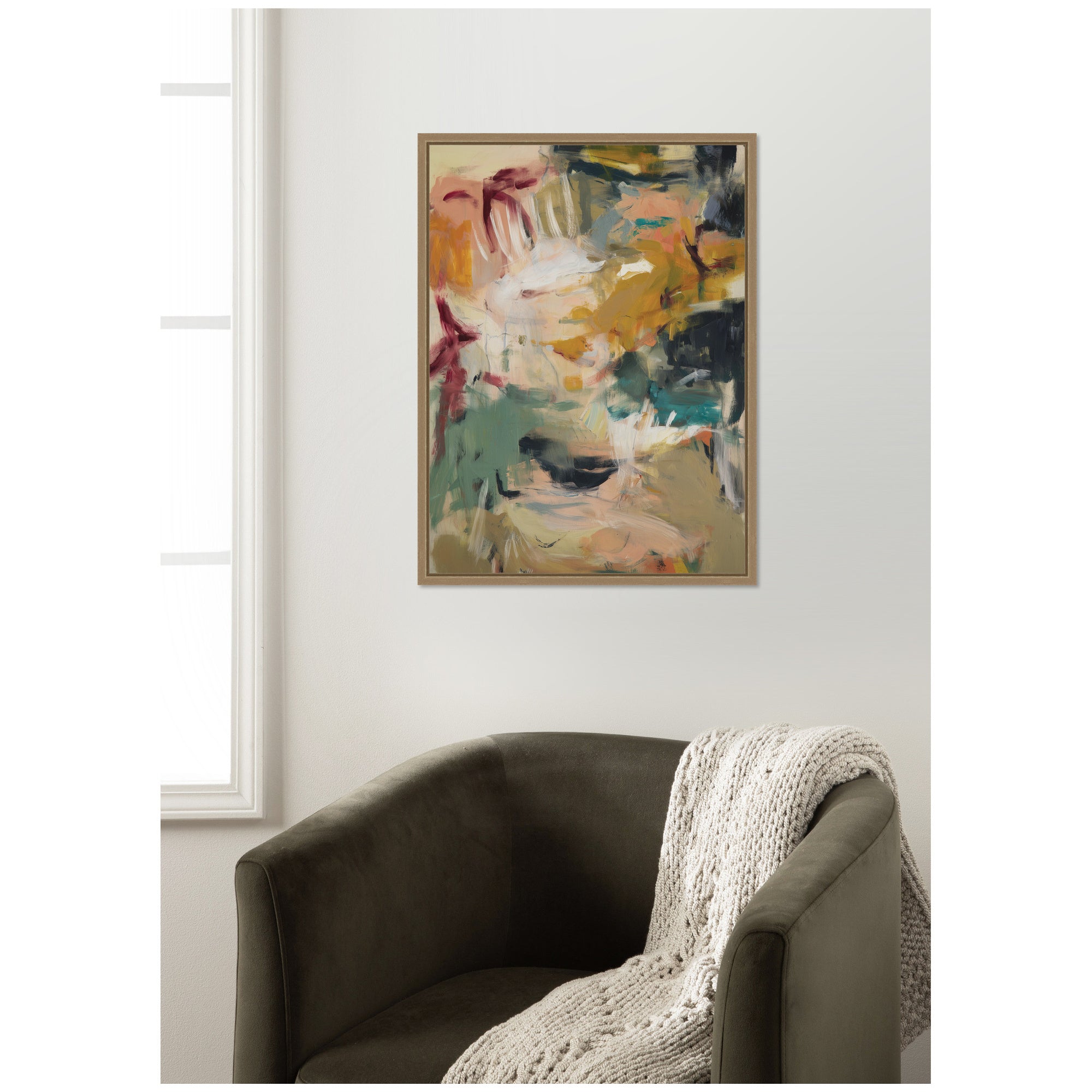 Painted Storm No.
2 by Amy Lighthall Framed Canvas Wall Art Print