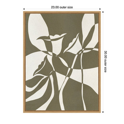 Sylvie Bound by Beauty 4 Framed Canvas by Shatha Al Dafai