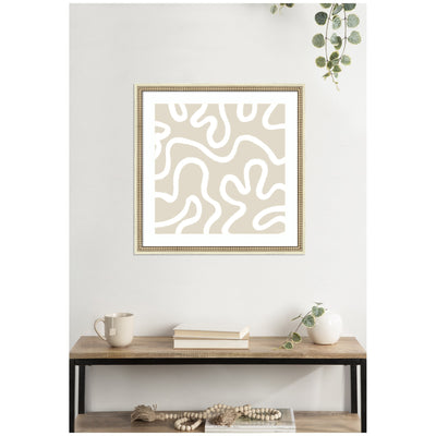 Organic Figures by Gabrielly Guedes Framed Wall Art Print