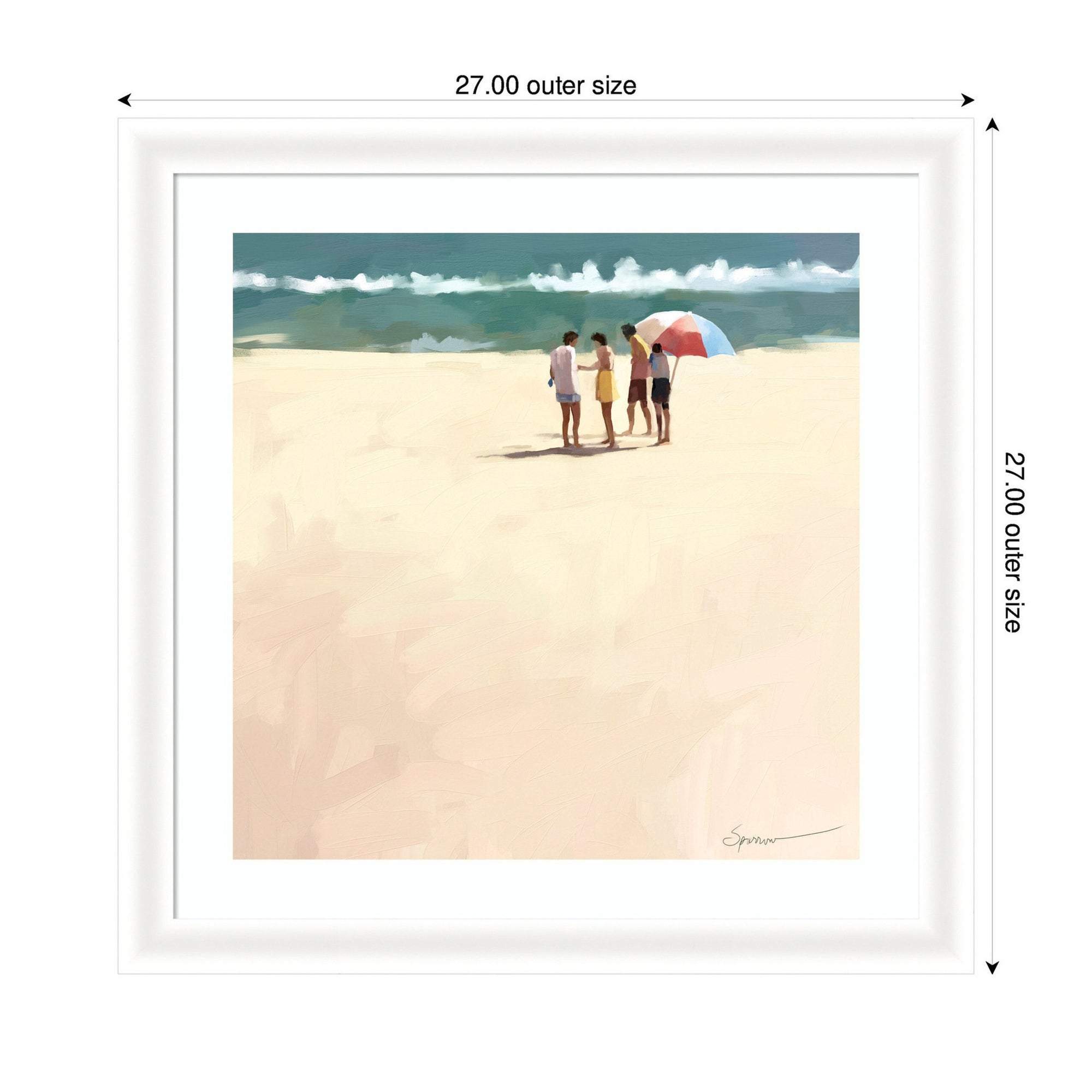 Afternoon Meet Up by Mary Sparrow Framed Wall Art Print