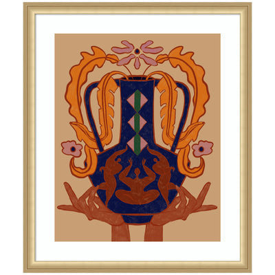 Vessel Collection Blossom by Arty Guava Framed Wall Art Print