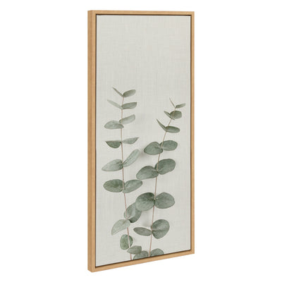 Sylvie Eucalyptus Botanical II Framed Canvas by The Creative Bunch