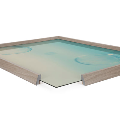 Blake Bubble Rectangle II Framed Printed Glass by Laura Evans by kateandlaurel - product image 3 for Resin Society