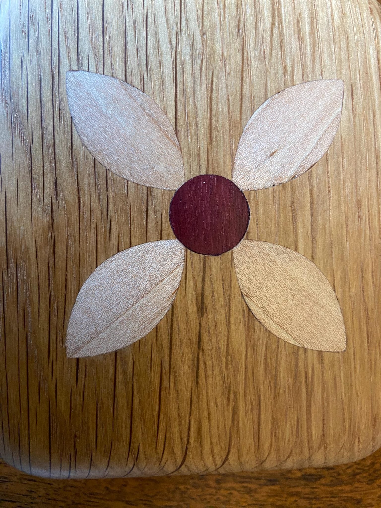 Handcrafted small sliding dovetail box with wooden inlay options