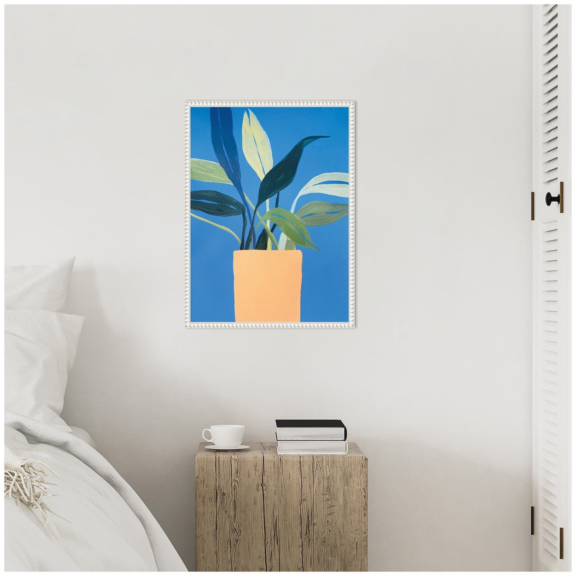Sylvie House Plant Framed Canvas by Emma Daisy