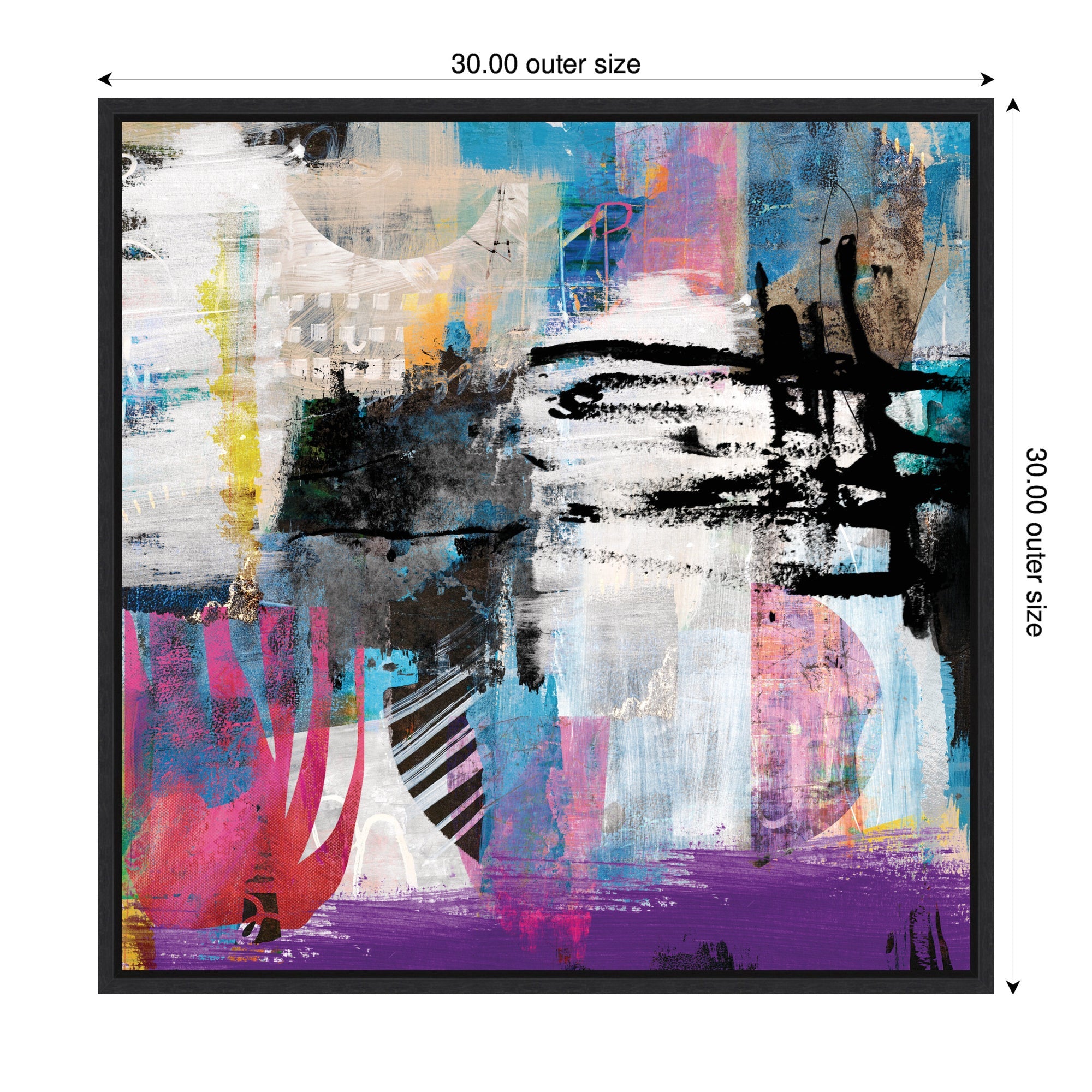 NC Endless Thoughts by Nikki Chu Framed Canvas Wall Art Print