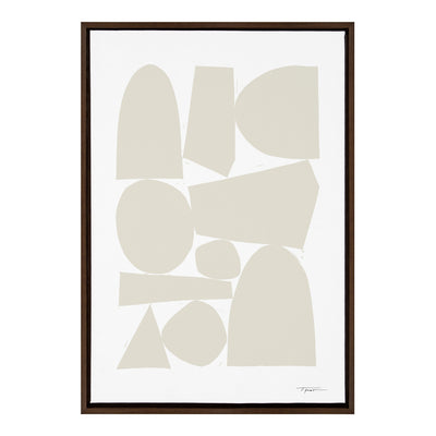Sylvie Constructed II Neutral Framed Canvas
