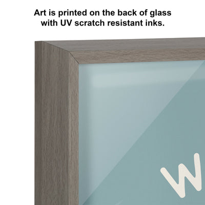 Blake When Life Gives You Lemons Blue Framed Printed Glass by The by kateandlaurel - product image 3 for Resin Society