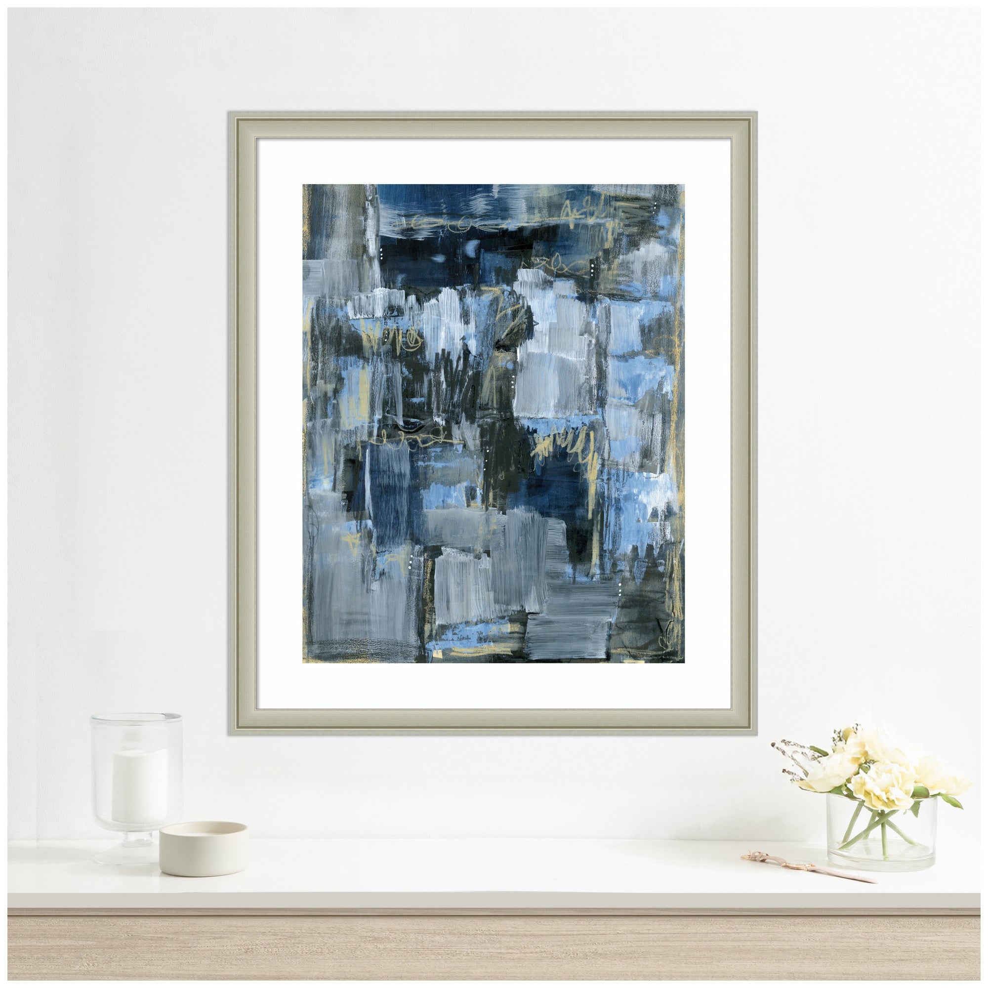 Framed Art Thunder Only Happens When its Raining by Leah Nadeau