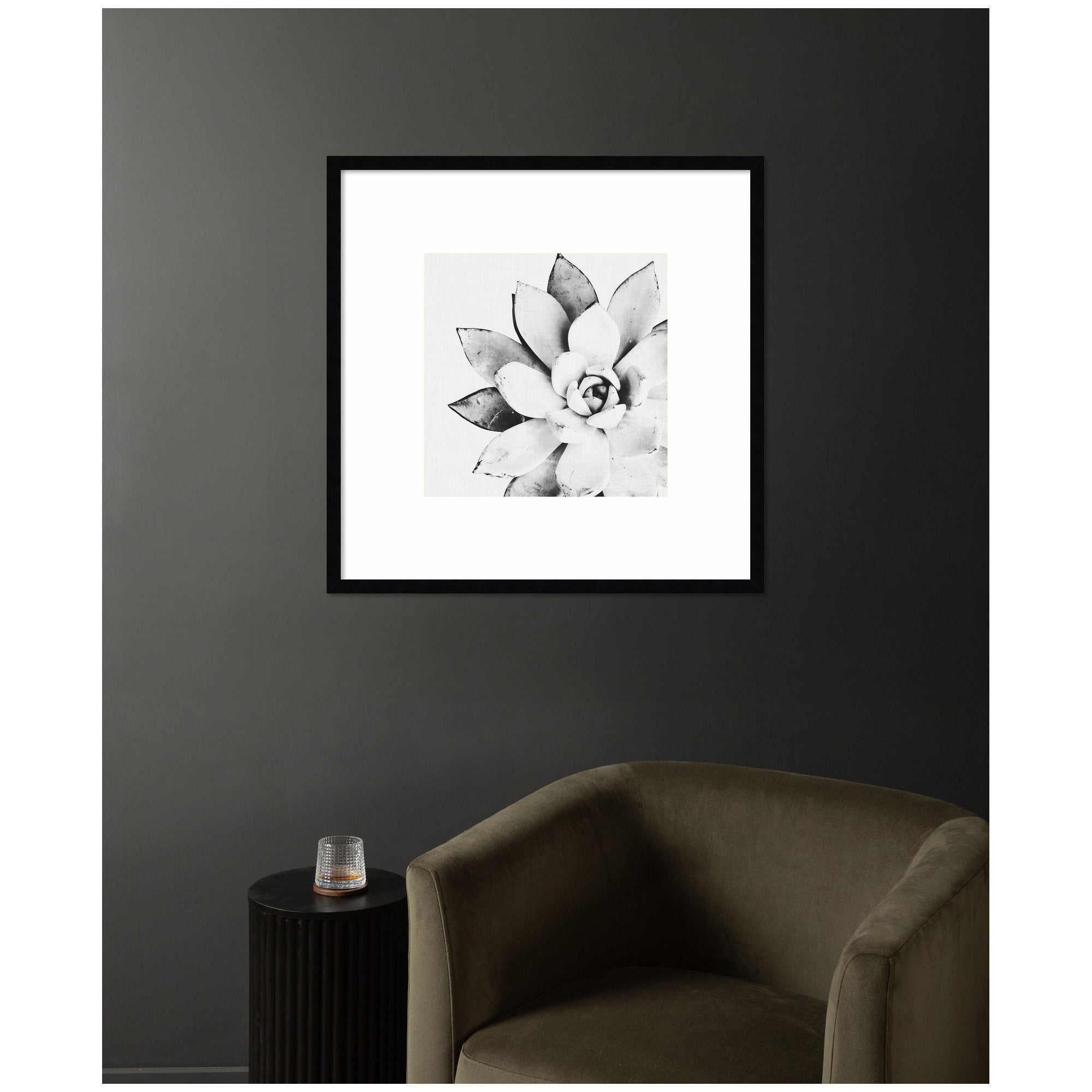 Modern Succulent by Tai Prints Framed Wall Art Print