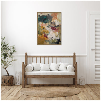 Painted Storm No.
1 by Amy Lighthall Framed Canvas Wall Art Print