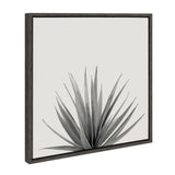 Sylvie Haze Agave Succulent Framed Canvas by The Creative Bunch Studio