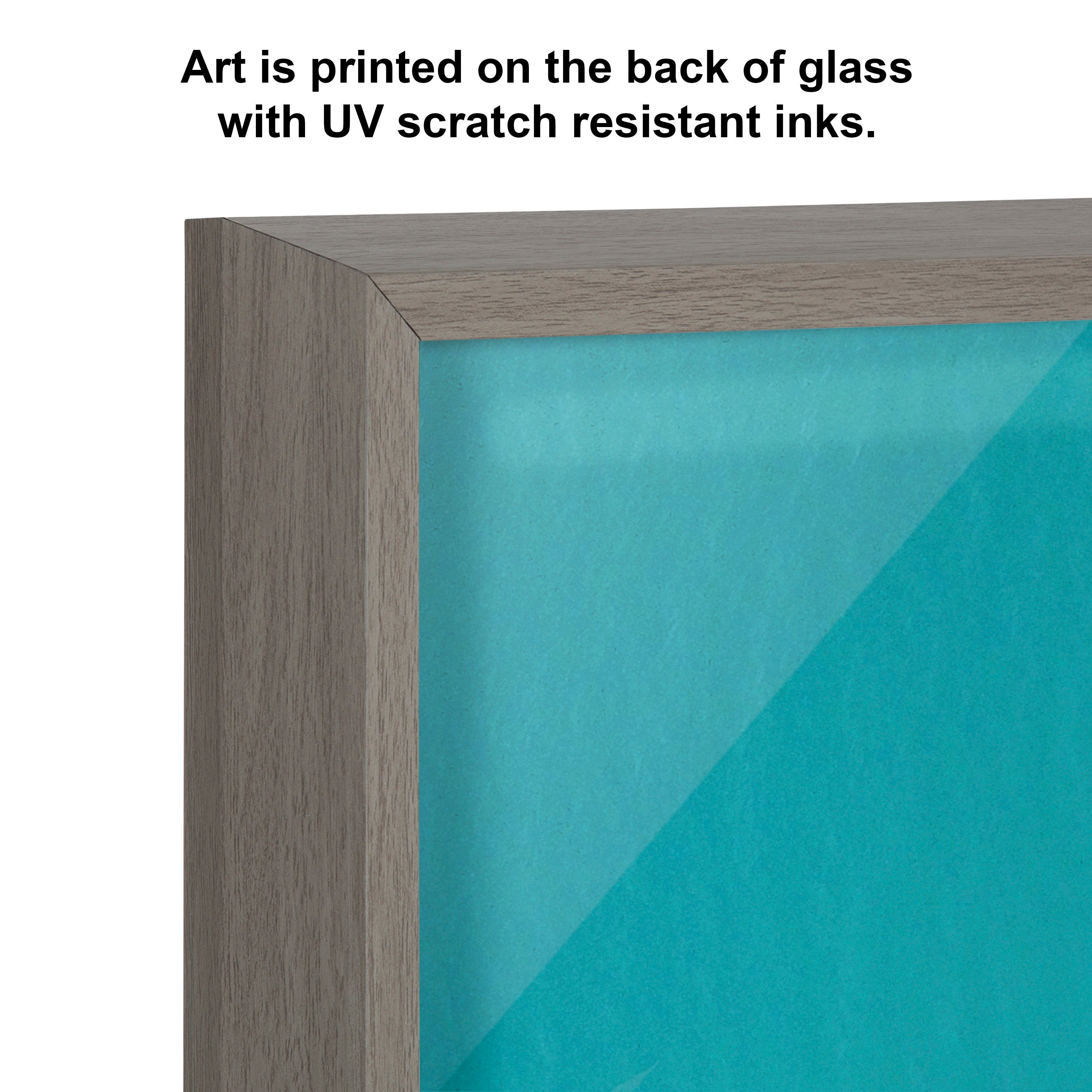 Blake Gorges du Verdon Framed Printed Glass by Rachel Bolgov